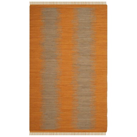 Safavieh Montauk Small Rectangle Area Rug, Orange - 4 x 6 ft. MTK718R-4